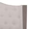 Baxton Studio Alesha Modern Beige Upholstered Queen Size Bed 149-8936 - alternate 8